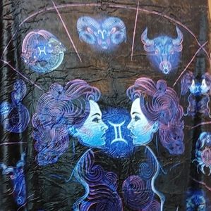 Gemini Zodiac sign blanket. 60x80